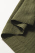 Jungle Green Solid Color Buttoned Straight Leg Overall